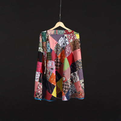 Tukdi patchwork cotton wrap around skirt 20 - handcrafted