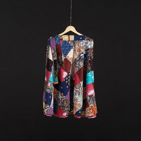 Tukdi patchwork cotton wrap around skirt 25 - handcrafted