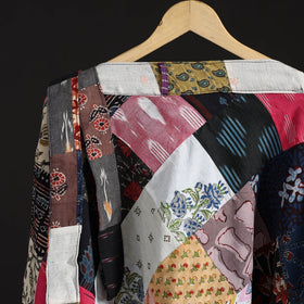 Tukdi patchwork cotton wrap around skirt 28 - handcrafted