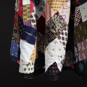 Tukdi patchwork cotton wrap around skirt 28 - handcrafted