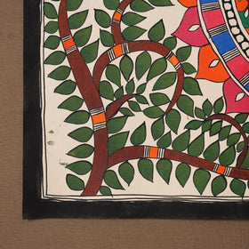 Handpainted madhubani painting by hira devi (22 x 29 in) 13