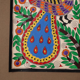 Handpainted madhubani painting by hira devi (22 x 29 in) 14