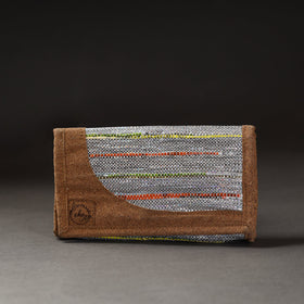 Multicolor Upcycled Weave Handcrafted Clutch