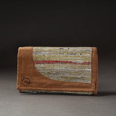 Multicolor Upcycled Weave Handcrafted Clutch