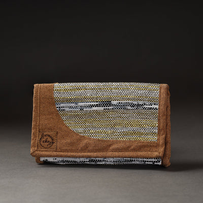 Multicolor Upcycled Weave Handcrafted Clutch