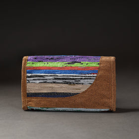 Multicolor Upcycled Weave Handcrafted Clutch