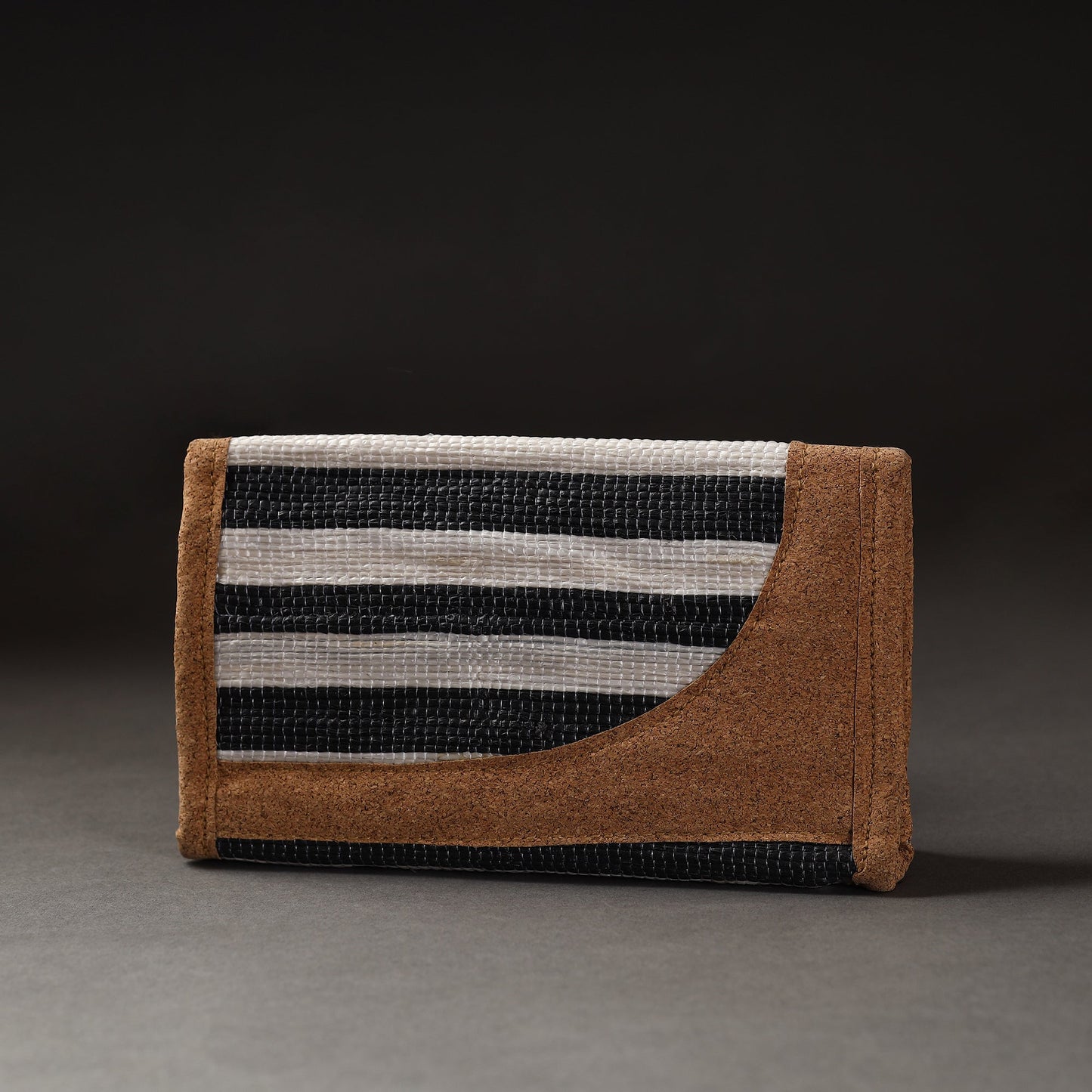 Multicolor Upcycled Weave Handcrafted Clutch