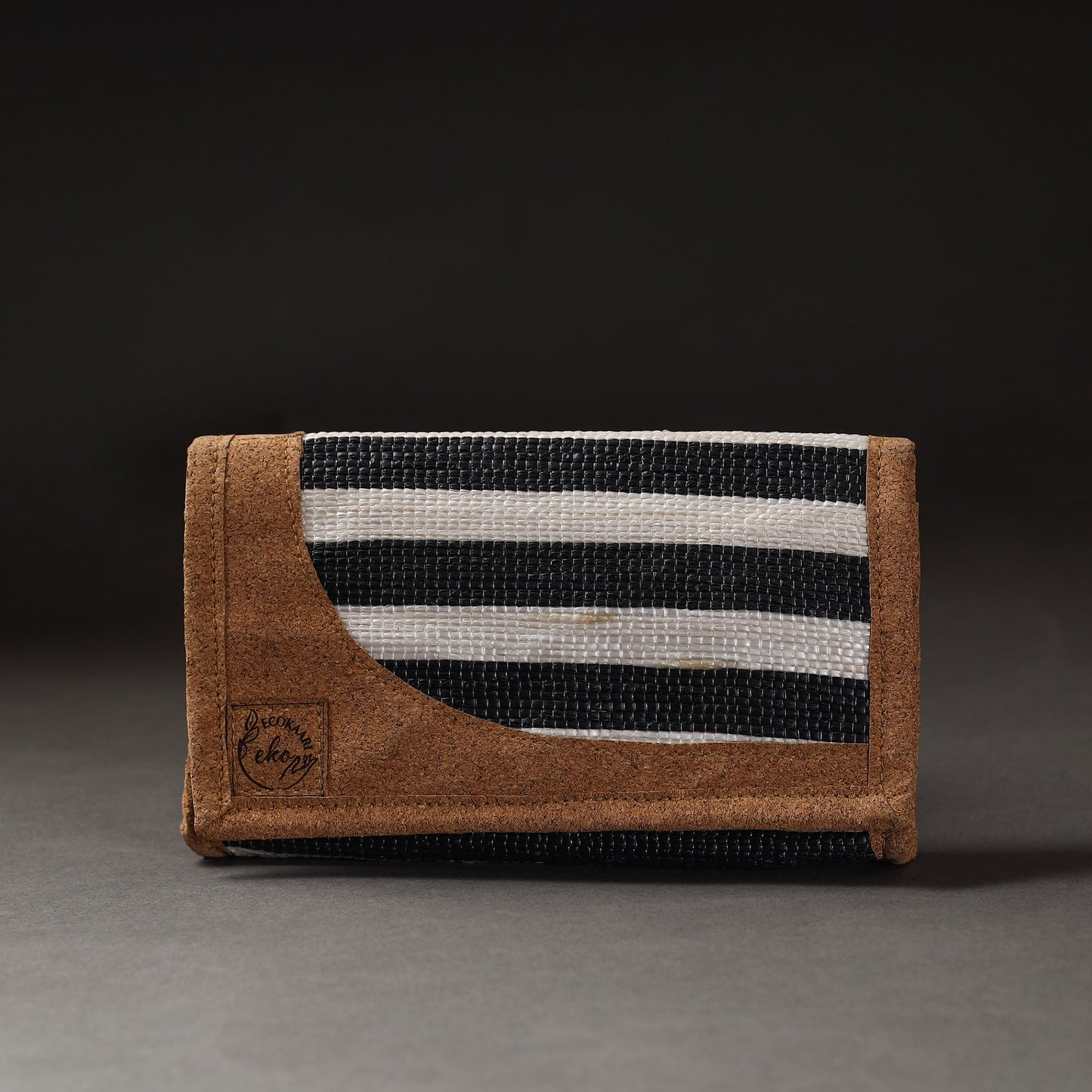 Multicolor Upcycled Weave Handcrafted Clutch