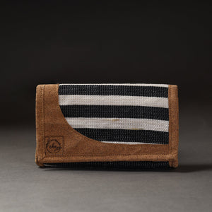 Multicolor Upcycled Weave Handcrafted Clutch