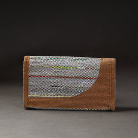 Multicolor Upcycled Weave Handcrafted Clutch