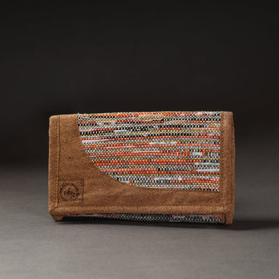 Multicolor Upcycled Weave Handcrafted Clutch