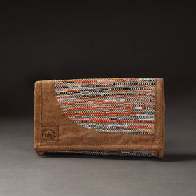 Multicolor Upcycled Weave Handcrafted Clutch