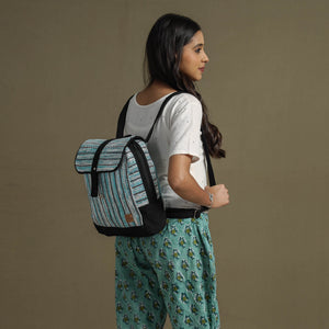 upcycled mini bagpack