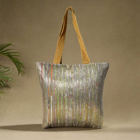 Multicolor Upcycled Weave Handcrafted Shoulder Bag