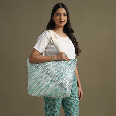  Upcycled Weave Handcrafted Shoulder Bag 