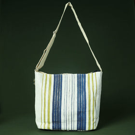 Multicolor Upcycled Weave Handmade Sling Bag