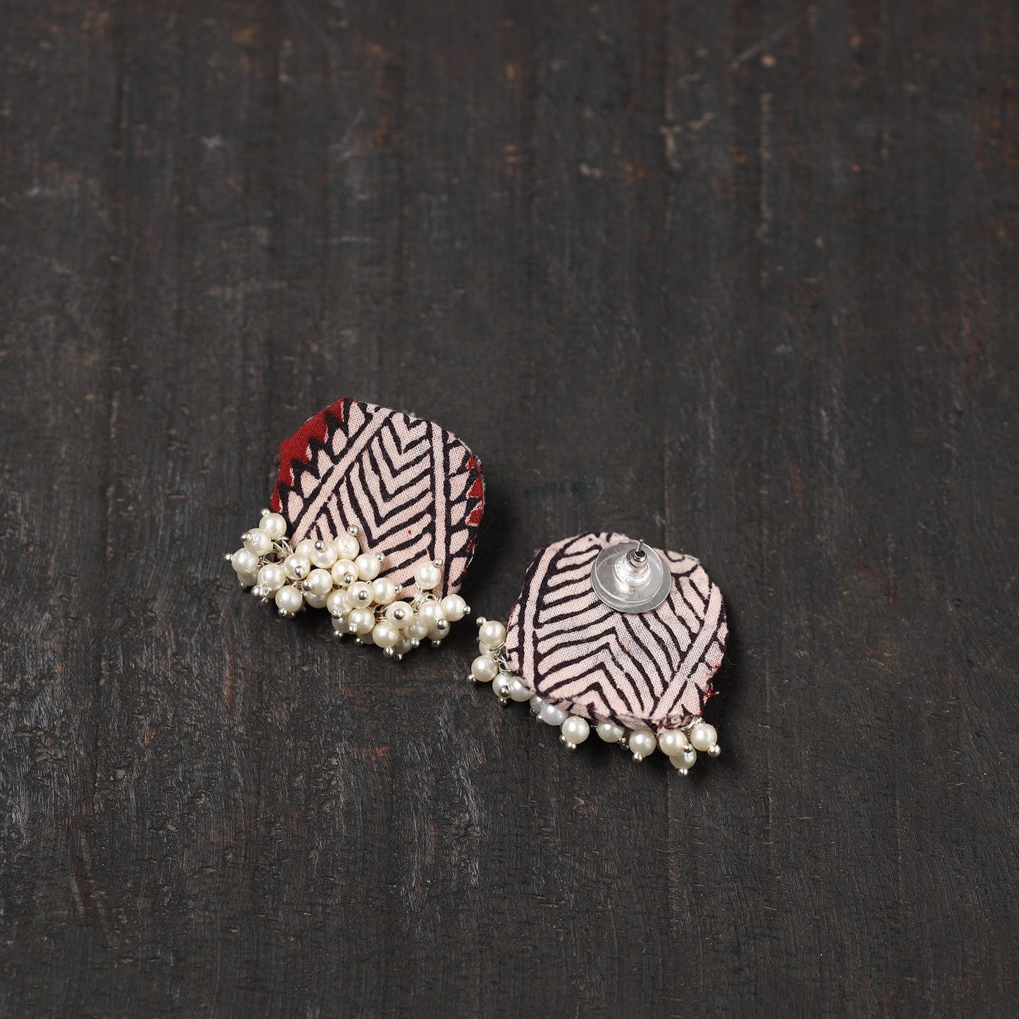 Buy Vedika Fabart Handmade Pearl Earrings