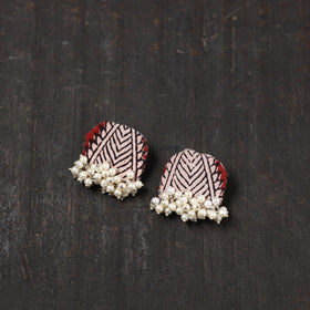 Buy Vedika Fabart Handmade Pearl Earrings