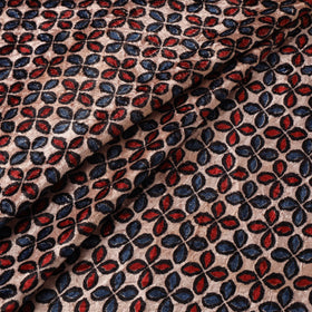 Velvet natural dyed hand fabric 02 - handcrafted