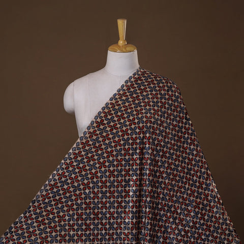 Velvet natural dyed hand fabric 02 - handcrafted