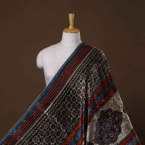 Velvet natural dyed hand fabric 05 - handcrafted