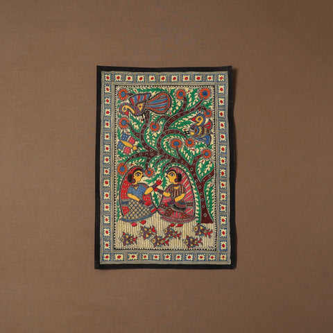 Handpainted madhubani painting by hira devi (22 x 15 in) 21