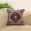 Multicolor Wool Thread Crewel Embroidery Cushion Cover