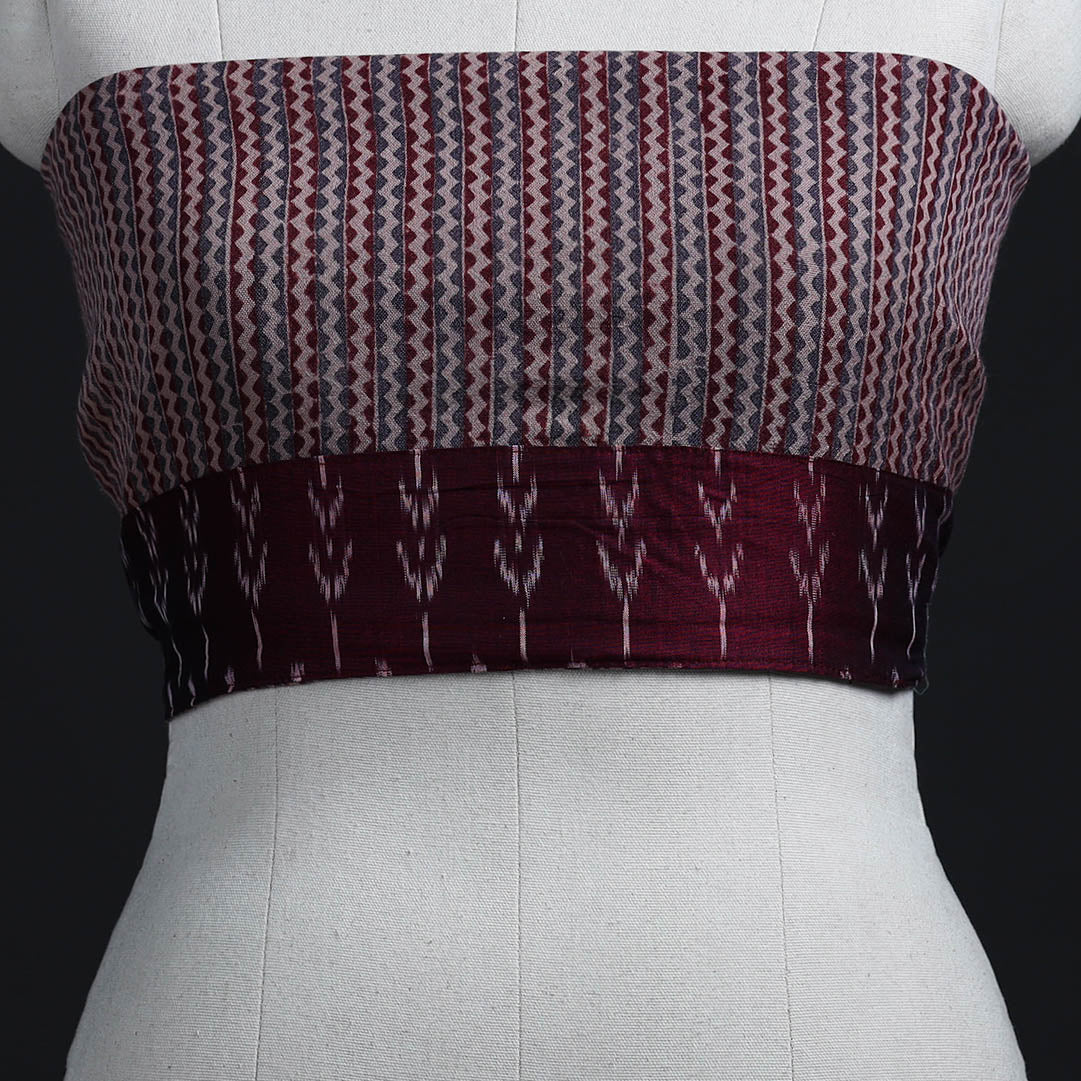 Multicolor - woollen bagh blouse piece 35 - handcrafted