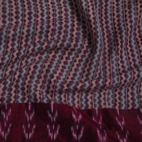 Multicolor - woollen bagh blouse piece 35 - handcrafted