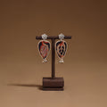 Zoya mirror & ghungroo work gs fabart handmade earrings