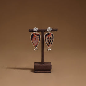 Zoya mirror & ghungroo work gs fabart handmade earrings