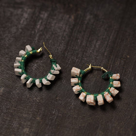 Buy Zubiya Handmade Thread & Stone Work Earrings 01 Online at iTokri.com