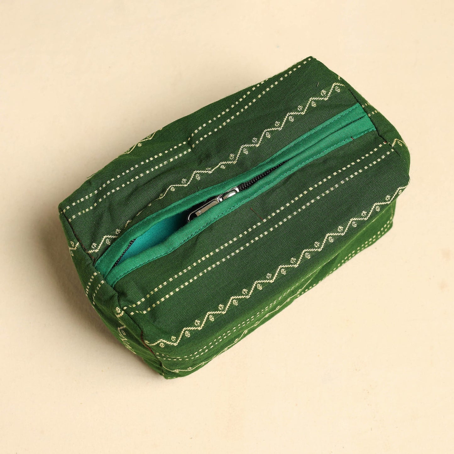  Handmade Cotton Toiletry Bags – Travel Set of 3 