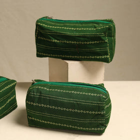  Handmade Cotton Toiletry Bags – Travel Set of 3 