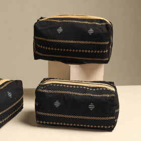  Handmade Cotton Toiletry Bags – Travel Set of 3 