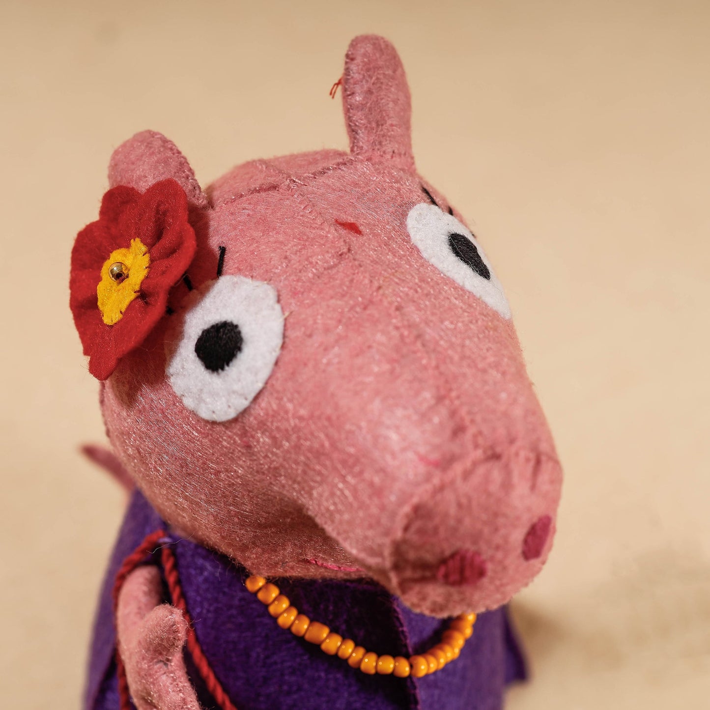  Buy Mummy Piggie - Handmade Felt Work Stuffed Soft Toy 