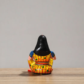  Musician (Female) - Banaras Handpainted Wooden Toy / Home Decor Item 54 