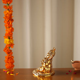 Musician Ganesha - Handmade God Idol