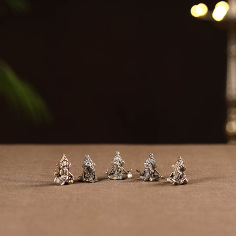 Musician ganesha - tribal odisha dokra handmade home decor