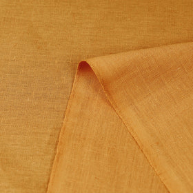 Mustard yellow - flex cotton prewashed plain fabric 07