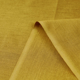 Mustard yellow - flex cotton prewashed plain fabric 09