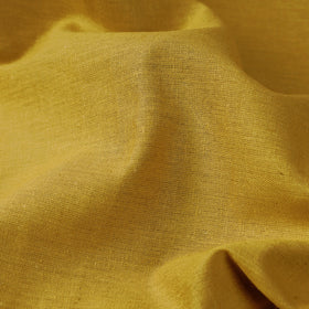 Mustard yellow - flex cotton prewashed plain fabric 09