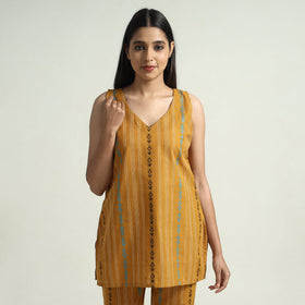 Buy Jacquard Cotton Top & Pyjama Night Suit Set Online at iTokri.com