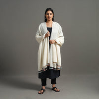 Kutch Handwoven Silk x Woolen Shawl 31