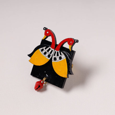 madhubani wooden ring