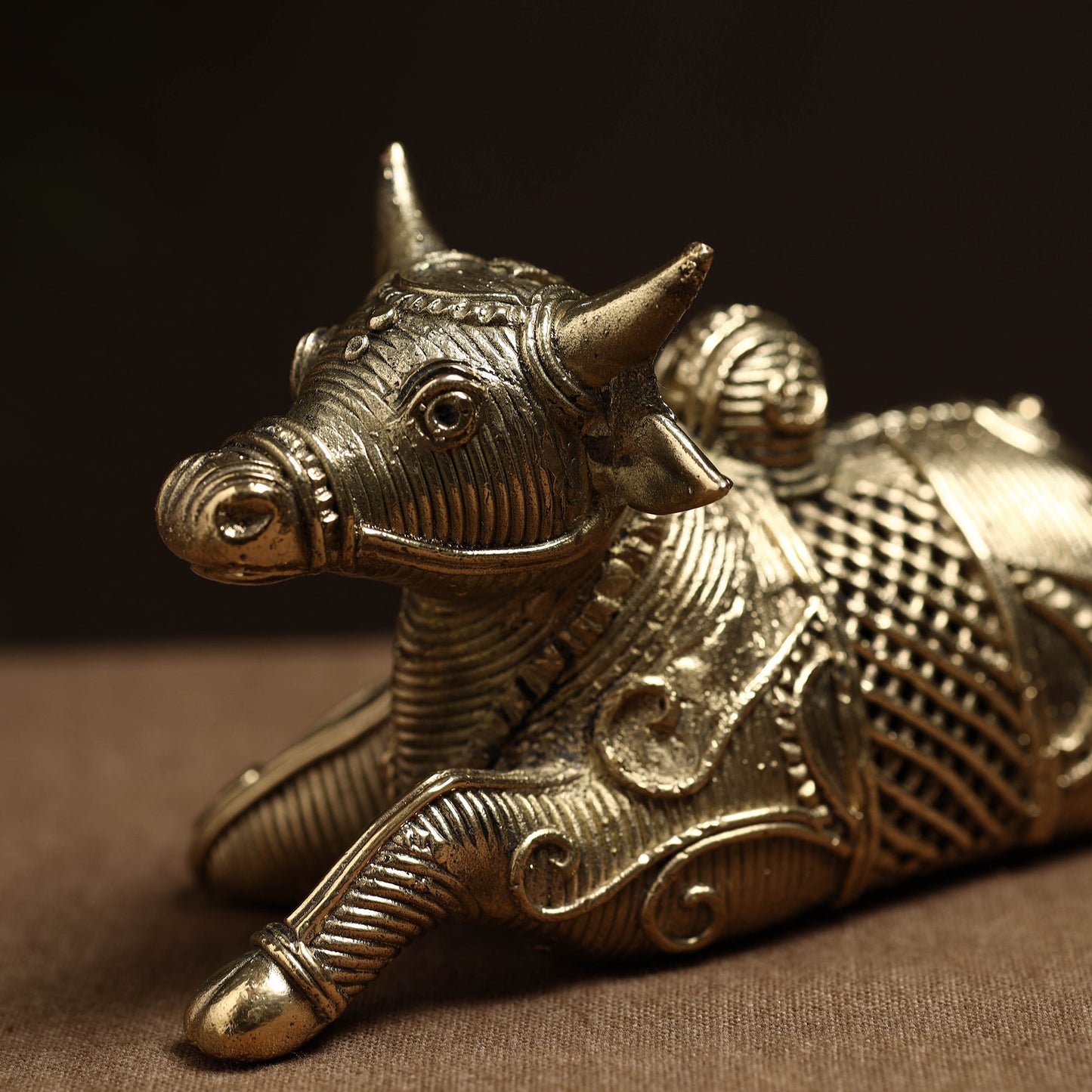  Nandi - Tribal Odisha Dokra Handmade Decor Item Online at iTokri.com 