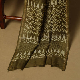 Natural dyed bagru chanderi silk 3pc unstitched dress