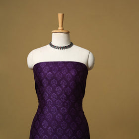 Natural dyed bagru chanderi silk 3pc unstitched dress