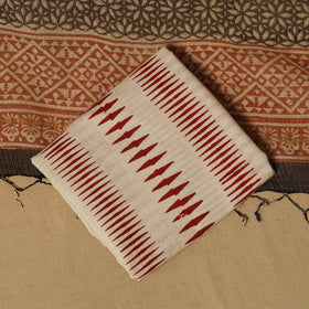 Natural dyed bagru cotton 3pc unstitched dress material 04