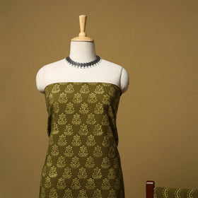 Natural dyed bagru cotton 3pc unstitched dress material 09